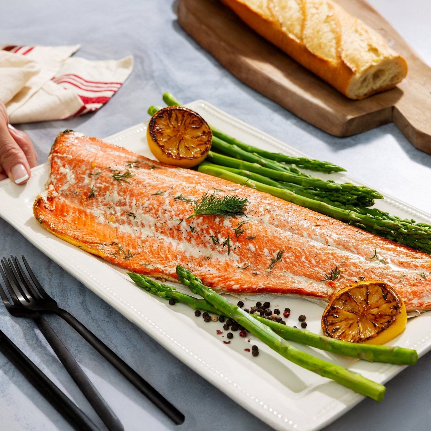 Wild Caught Alaskan Sockeye Salmon Fillet - 1.25 lb.