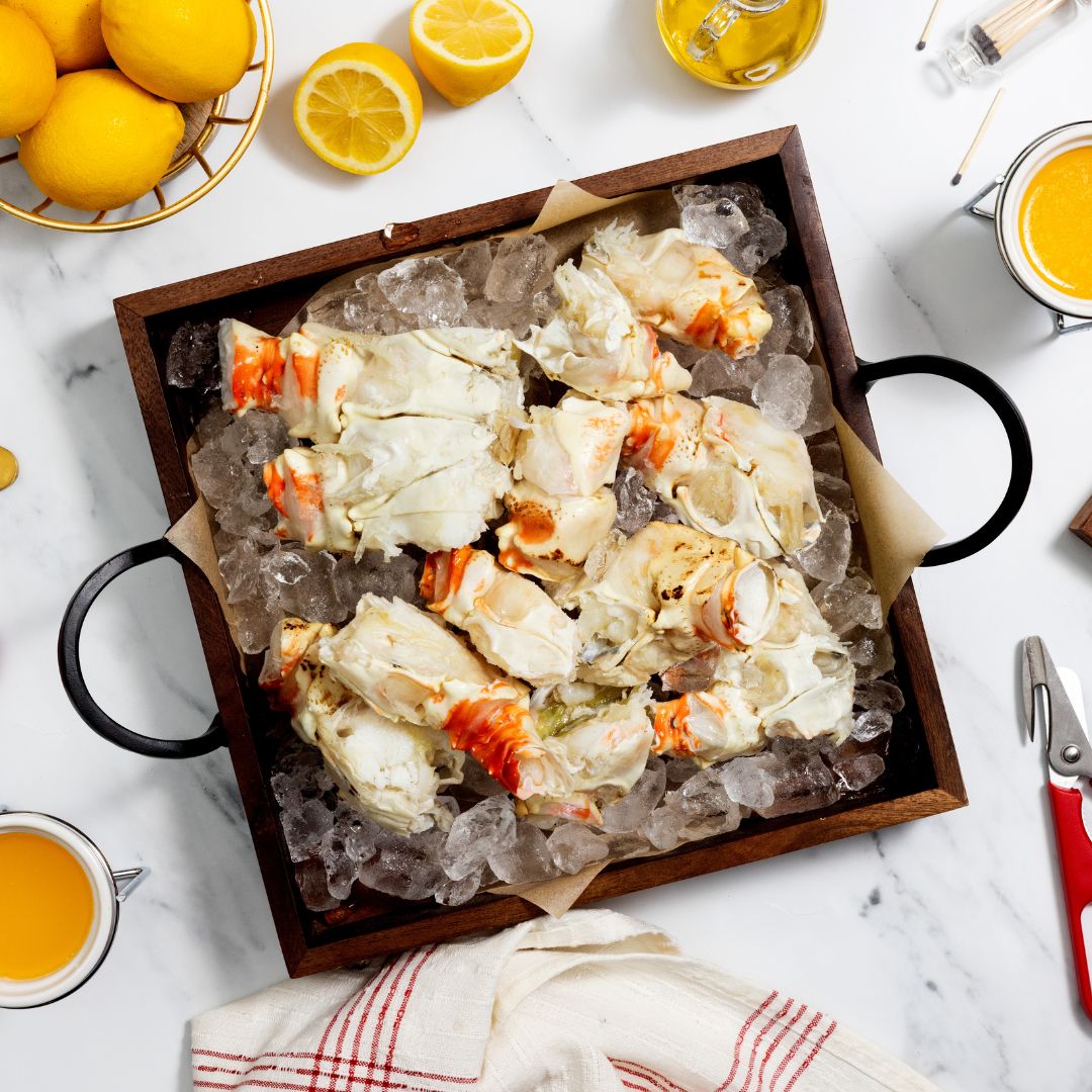 Red King Crab Leg Segments, Claws & Knuckles - 2 lbs