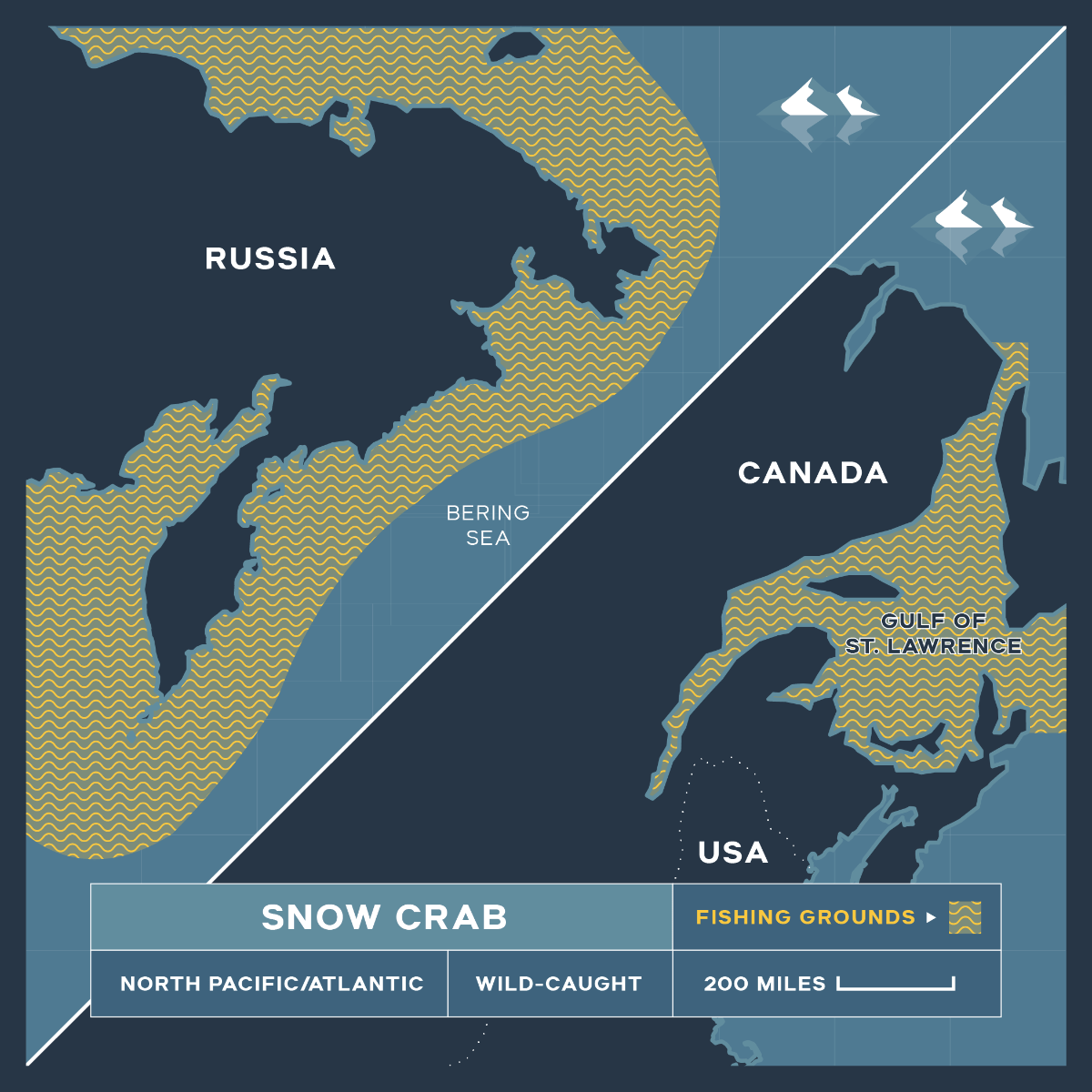 Snow Crab Cocktail Claws - 1 lb