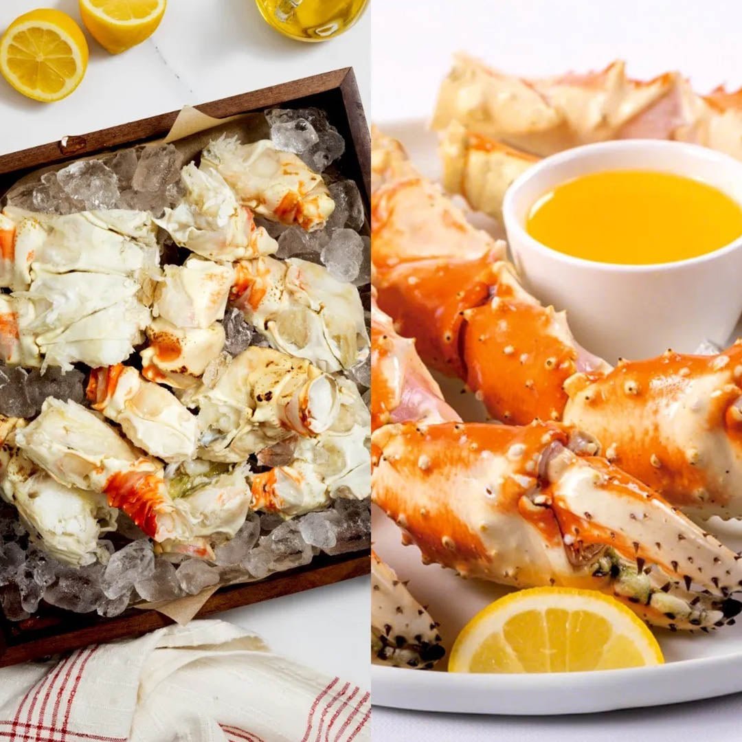 Red King Crab Leg Segments, Claws & Knuckles - 2 lbs