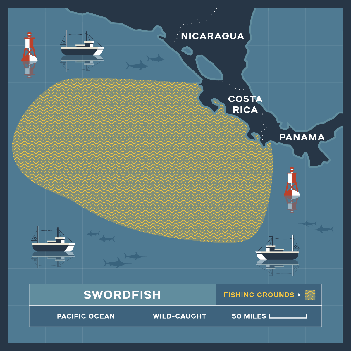 Wild-Caught Swordfish Steak - 6 oz